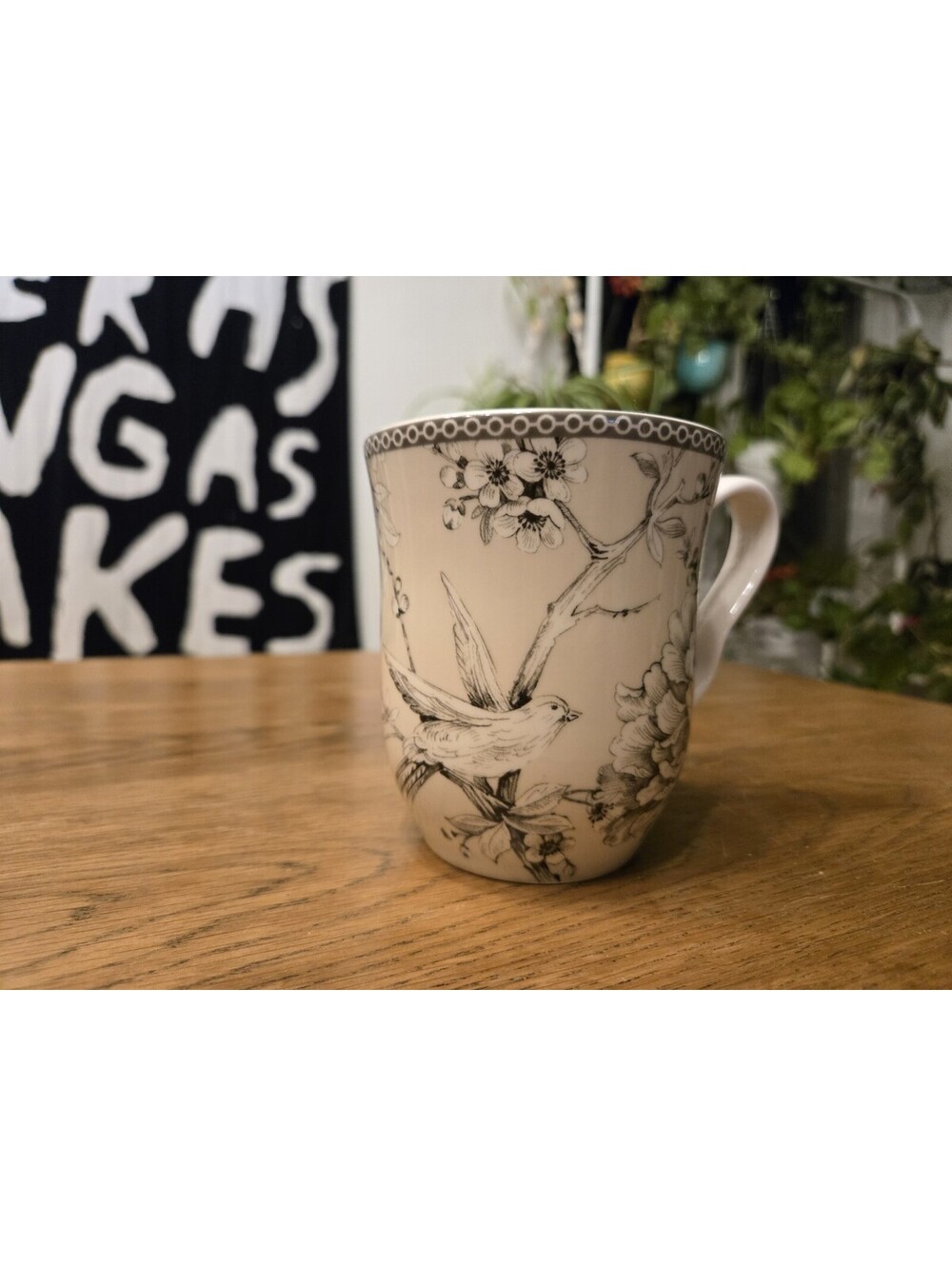 222 Fifth Grey Adelaide Mug 12 Fl Oz